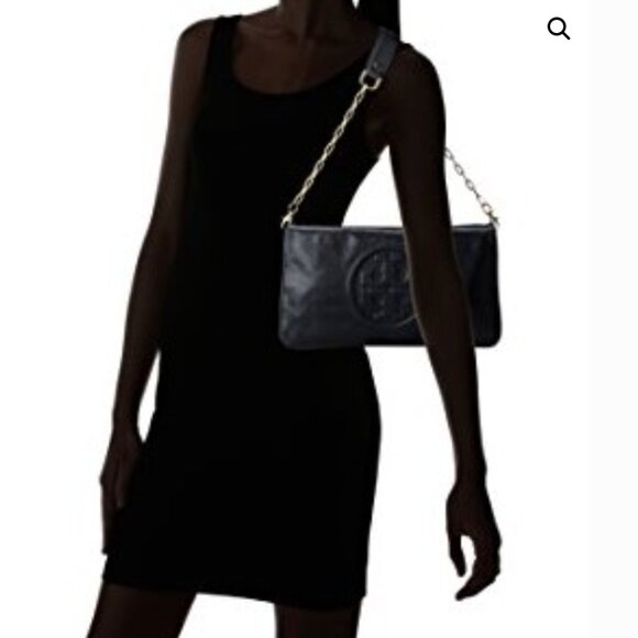 🎀Tory Burch Brown and Gold Shoulder / Clutch Bag🎀 - Picture 13 of 14